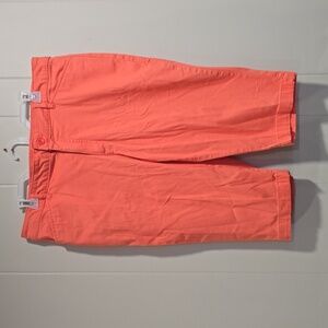 St. John's Bay Orange/Salmon Capri Pants